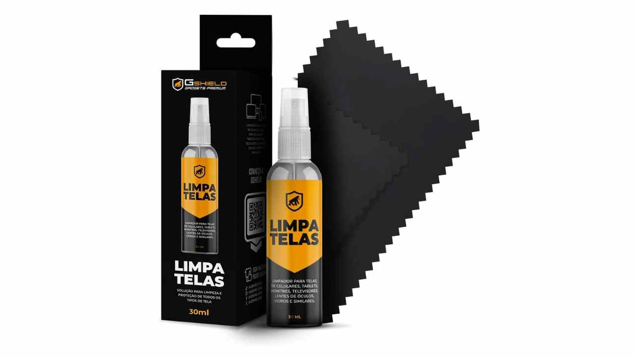 kit rápido para limpeza de lente